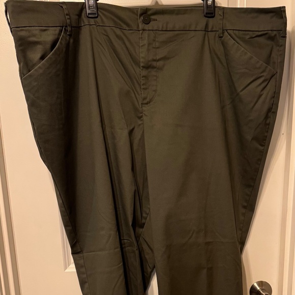 Lee Plus Relaxed Fit Straight Leg Pants β 30W Medium β Olive Green - Picture 1 of 9